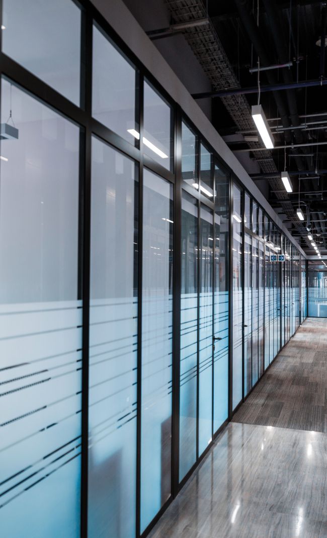 parede de vidro em Bauru